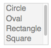 disabled select