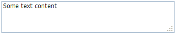 example WTextArea with cols set